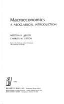 Tapa de Macroeconomics: a neoclassical introduction