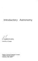 Tapa de Introductory astronomy