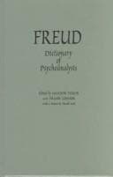 Tapa de Freud, dictionary of psychoanalysis