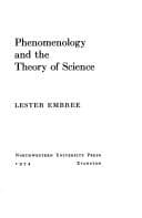 Tapa de Phenomenology and the theory of science