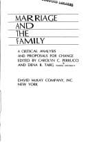 Tapa de Marriage and the family