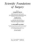 Tapa de Scientific foundations of surgery,