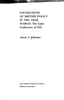 Tapa de Foundations of British policy in the Arab world