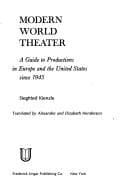 Tapa de Modern world theater