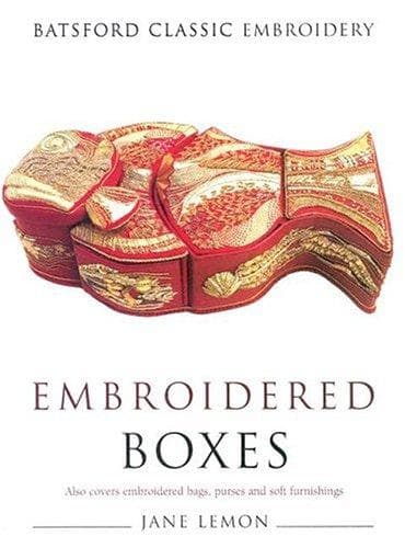 Tapa de Embroidered boxes & other construction techniques