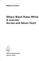 Tapa de Where Black rules white