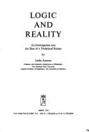 Tapa de Logic and reality