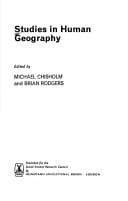 Tapa de Studies in human geography
