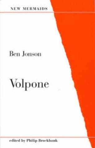 Tapa de Ben Jonson Volpone