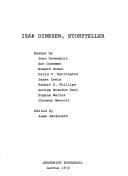 Tapa de Isak Dinesen, storyteller