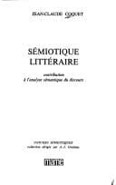 Tapa de Sémiotique littéraire