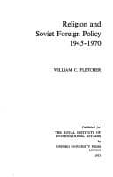 Tapa de Religion and Soviet foreign policy, 1945-1970