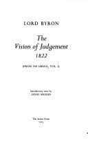 Tapa de The vision of judgement, 1822