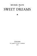 Tapa de Sweet dreams