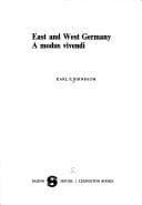 Tapa de East and West Germany