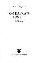 Tapa de On Kafka's Castle