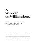 Tapa de A window on Williamsburg