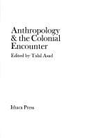 Tapa de Anthropology & the colonial encounter.