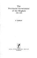 Tapa de The provincial government of the Mughals, 1526-1658