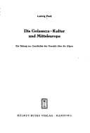 Tapa de Die Golasecca-Kultur und Mitteleuropa