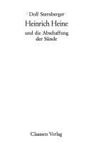 Tapa de Heinrich Heine und die Abschaffung der Sünde