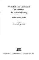 Tapa de Wirtschaft und Gesellschaft im Zeitalter der Industrialisierung