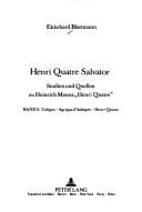 Tapa de Henri Quatre Salvator