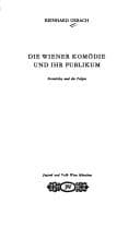 Tapa de Die Wiener Komödie und ihr Publikum