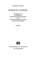 Tapa de Schriften zur Eschatologie