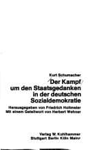 Tapa de Der Kampf um den Staatsgedanken in der deutschen Sozialdemokratie