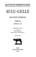 Tapa de Les Nuits attiques [par] Aulu-Gelle ..