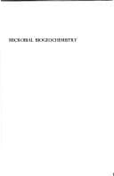 Tapa de Microbial biogeochemistry