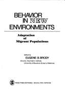 Tapa de Behavior in new environments