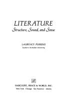 Tapa de Literature:structure, Sound, Sense