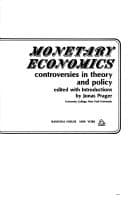 Tapa de Monetary economics