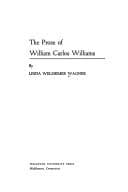 Tapa de The prose of William Carlos Williams.