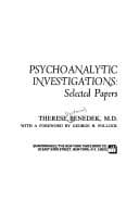 Tapa de Psychoanalytic investigations: selected papers