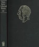 Tapa de Niels Bohr, collected works