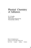 Tapa de Physical chemistry of adhesion