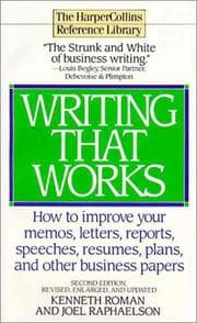 Tapa de Writing That Works