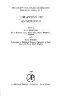 Tapa de Isolation of Anaerobes (Society for Applied Bacteriology Technical Series)