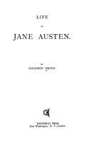 Tapa de Life of Jane Austen
