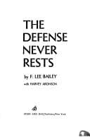 Tapa de The defense never rests