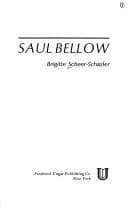 Tapa de Saul Bellow