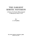 Tapa de The earliest semitic pantheon