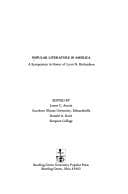 Tapa de Popular literature in America