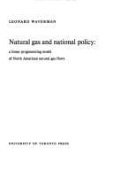Tapa de Natural gas and national policy