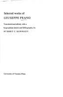 Tapa de Selected works of Giuseppe Peano