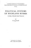 Tapa de Political systems of highland Burma