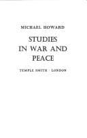 Tapa de Studies in war and peace